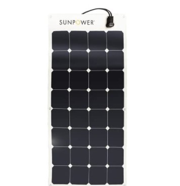 best 100 watt solar panel: SunPower Flexible 100 Watt Monocrystalline Solar Panel