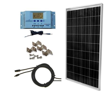 best portable solar panels for rv: WindyNation 100 Watt Solar Panel