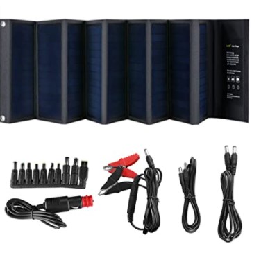 best solar panel for backpacking: Suaoki Foldable Solar Panel