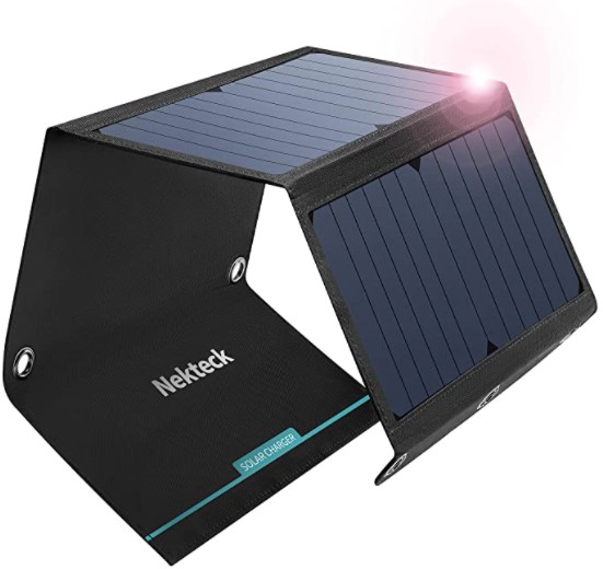 best solar panel for backpacking: Nekteck 21W Solar Panel