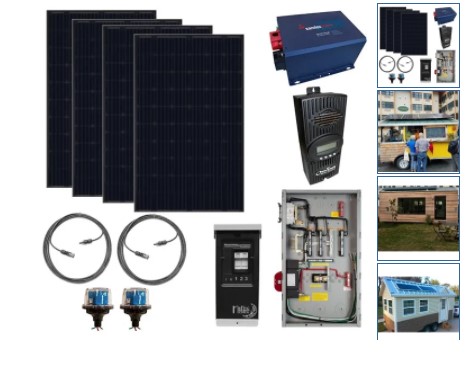 solar panels for tiny houses: 1.32kW Off-Grid Tiny House Solar Power System