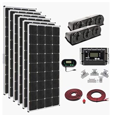 solar panels for tiny houses: Mount Solar Panel Kit for RV or Tiny House